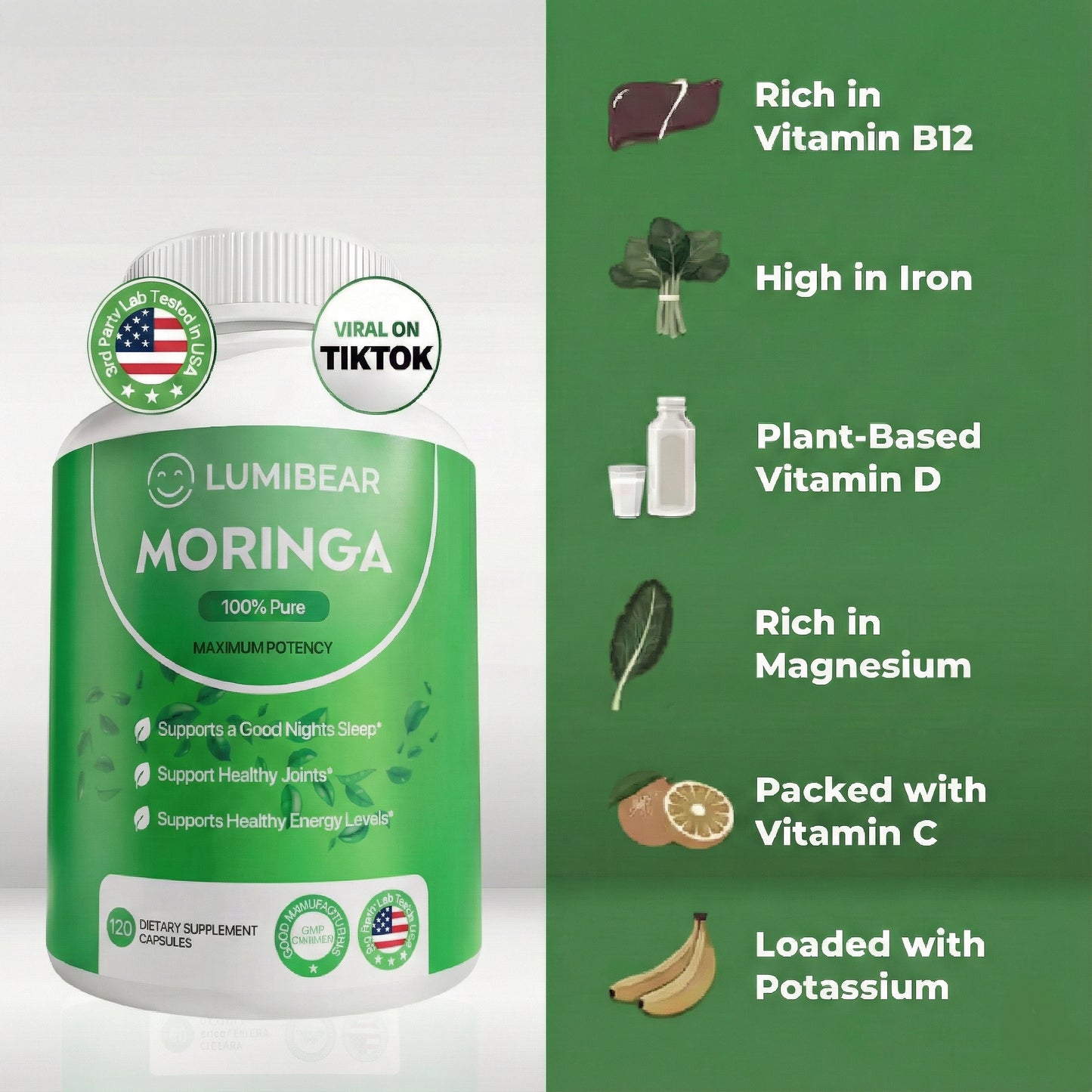 LumiBear Moringa – 92 Essential Nutrients To Restore What Your Body's Been Missing