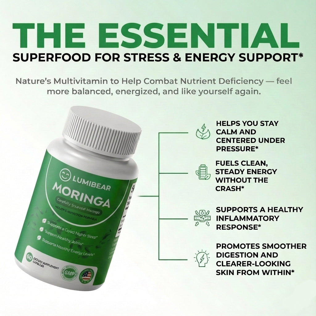 LumiBear Moringa – 92 Essential Nutrients To Restore What Your Body's Been Missing