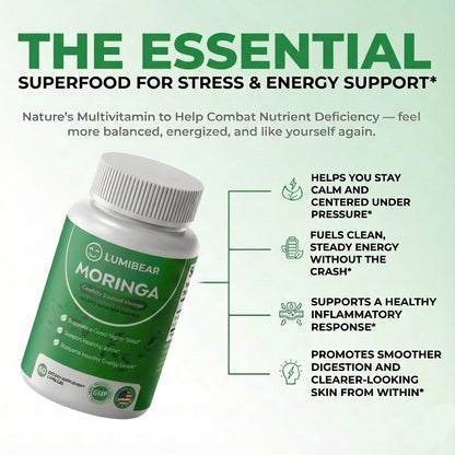 LumiBear Moringa – 92 Essential Nutrients To Restore What Your Body's Been Missing